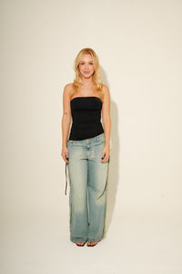 Calça Jeans Franja Destroyed