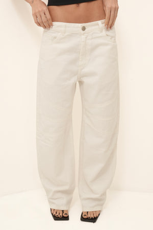 Calça Balloon Sarja Off White
