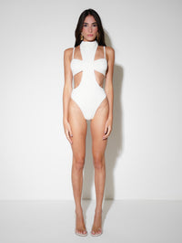 Body Recorte + Top Biquini Skin Branco