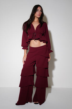 Calça Mia Babados
