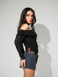 Body Tule Transpassado