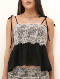 Top Chiffon Renda