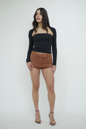 Mini Shorts Suede