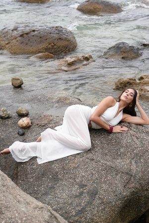 Top Amarração Tule