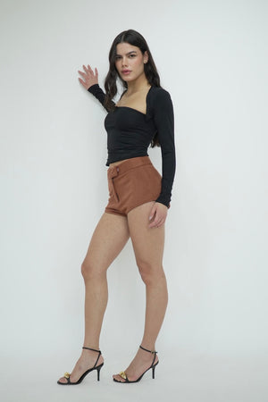 Mini Shorts Suede