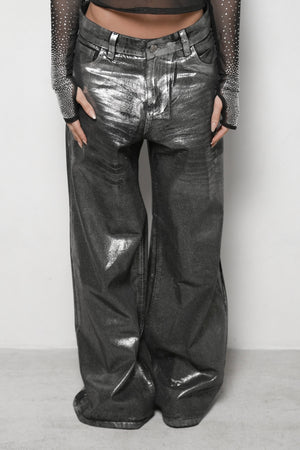 Calça Jeans Foil Preta