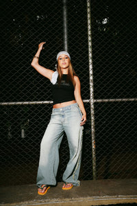 Calça Jeans Franja Destroyed