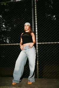 Calça Jeans Franja Destroyed