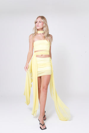 Blusa Tule Amarração