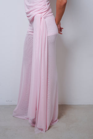 Calça Tule Flare Amarração