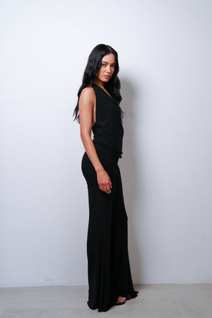 Calça Tule Flare Amarração
