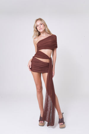 Vestido Cali Tule Amarração