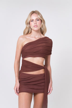 Vestido Cali Tule Amarração