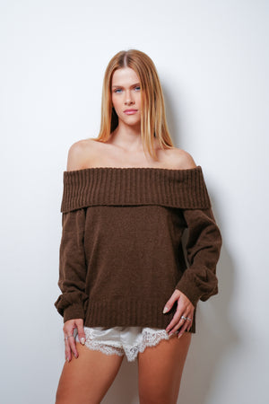 Tricot Regina Marrom