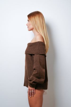 Tricot Regina Marrom