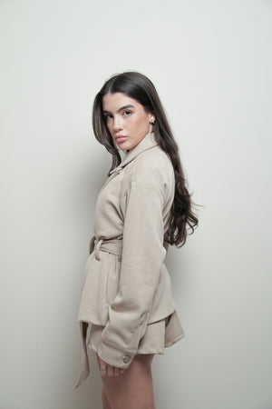 Trench Coat Suede