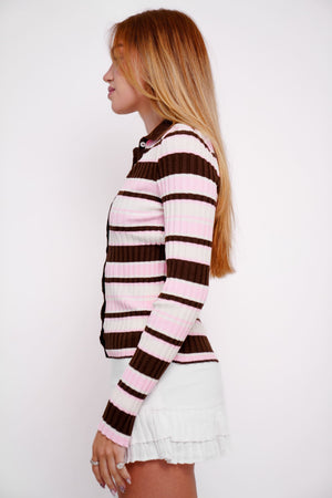 Tricot Polo Listrado