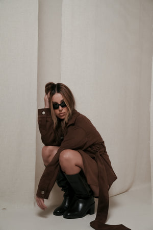 Trench Coat Suede