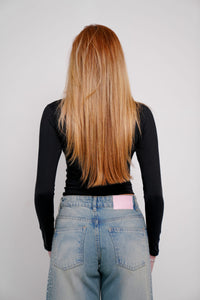 Baby Tee Manga Longa