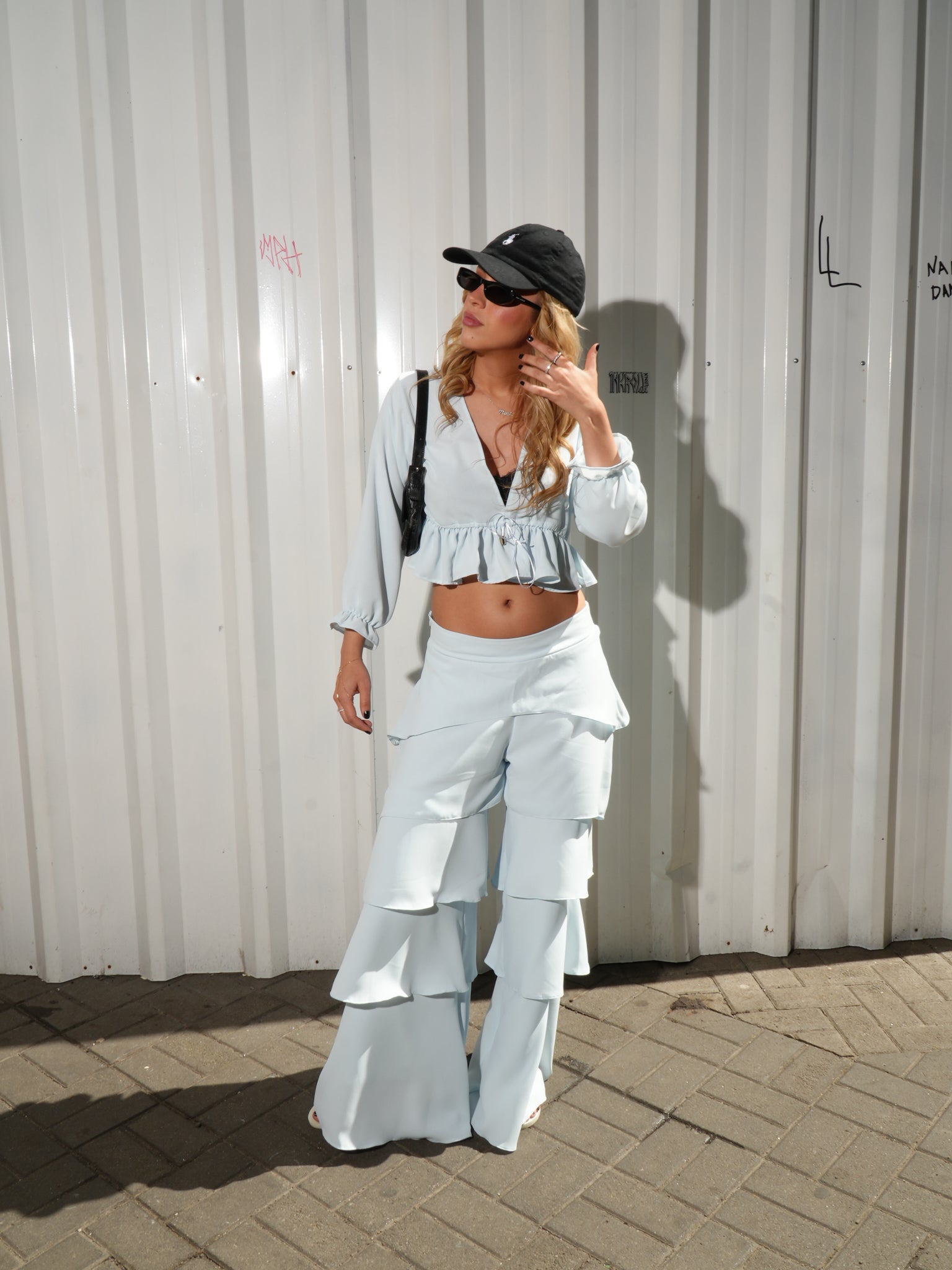 Calça Mia Babados