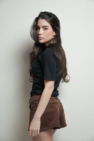 Mini Shorts Suede