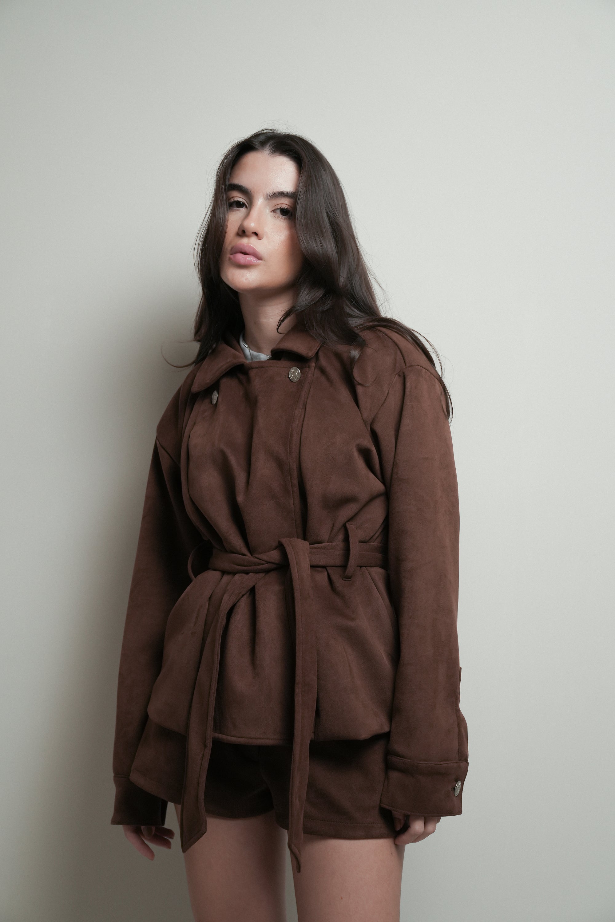 Trench Coat Suede