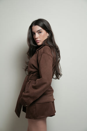 Trench Coat Suede