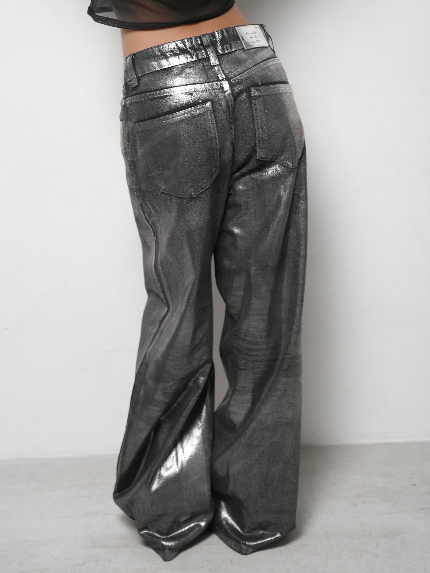 Calça Jeans Foil Preta