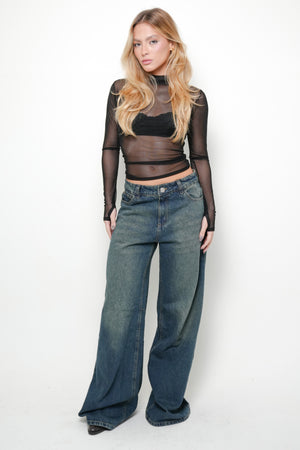 Calça Jeans Super Wide Dirty