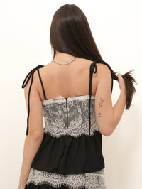 Top Chiffon Renda