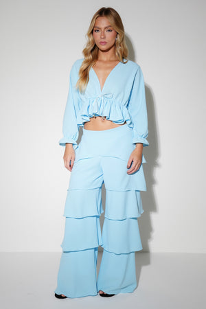 Calça Mia Babados