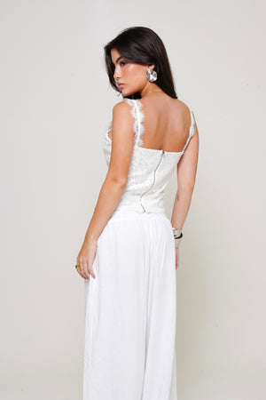 Regata Paetê Ultra Glow Renda