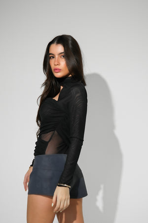 Body Tule Transpassado