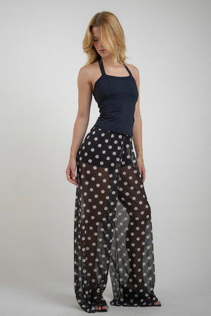 Calça Tule Polka Dots