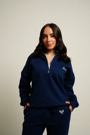 Casaco Zipper Neck Moletom Wellness Club