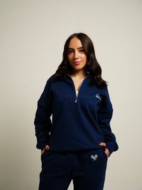 Casaco Zipper Neck Moletom Wellness Club