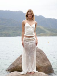 Top Regata Paetê Ultra Glow