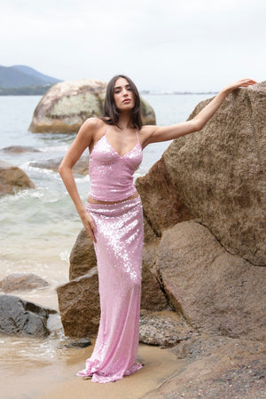 Top Regata Paetê Ultra Glow