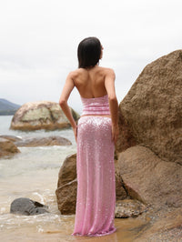 Saia Longa Paetê Ultra Glow