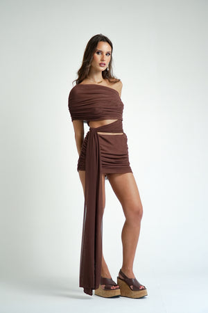 Vestido Cali Tule Amarração