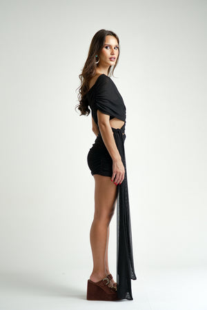 Vestido Cali Tule Amarração