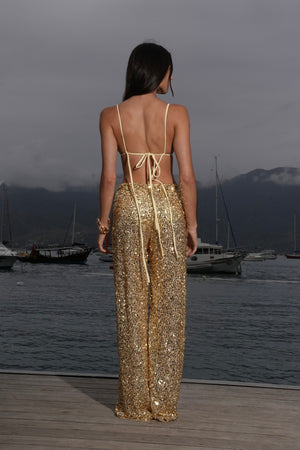 Calça Paetê Opium Shine