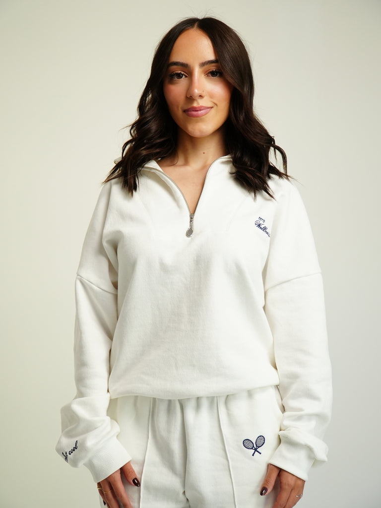 Casaco Zipper Neck Moletom Wellness Club – Naah Store