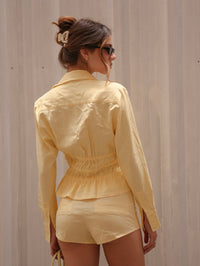 Mini Shorts Carneiros Linho