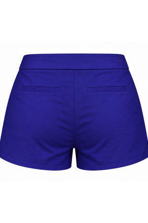 Mini Shorts Carneiros Linho Azul