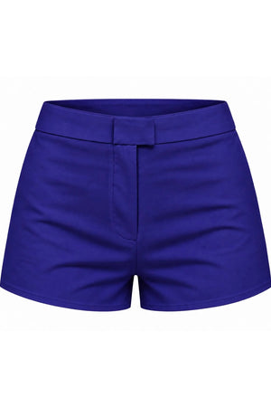 Mini Shorts Carneiros Linho Azul