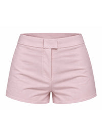 Mini Shorts Carneiros Linho Rosa Bebê